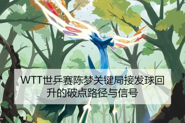 WTT世乒赛陈梦关键局接发球回升的破点路径与信号
